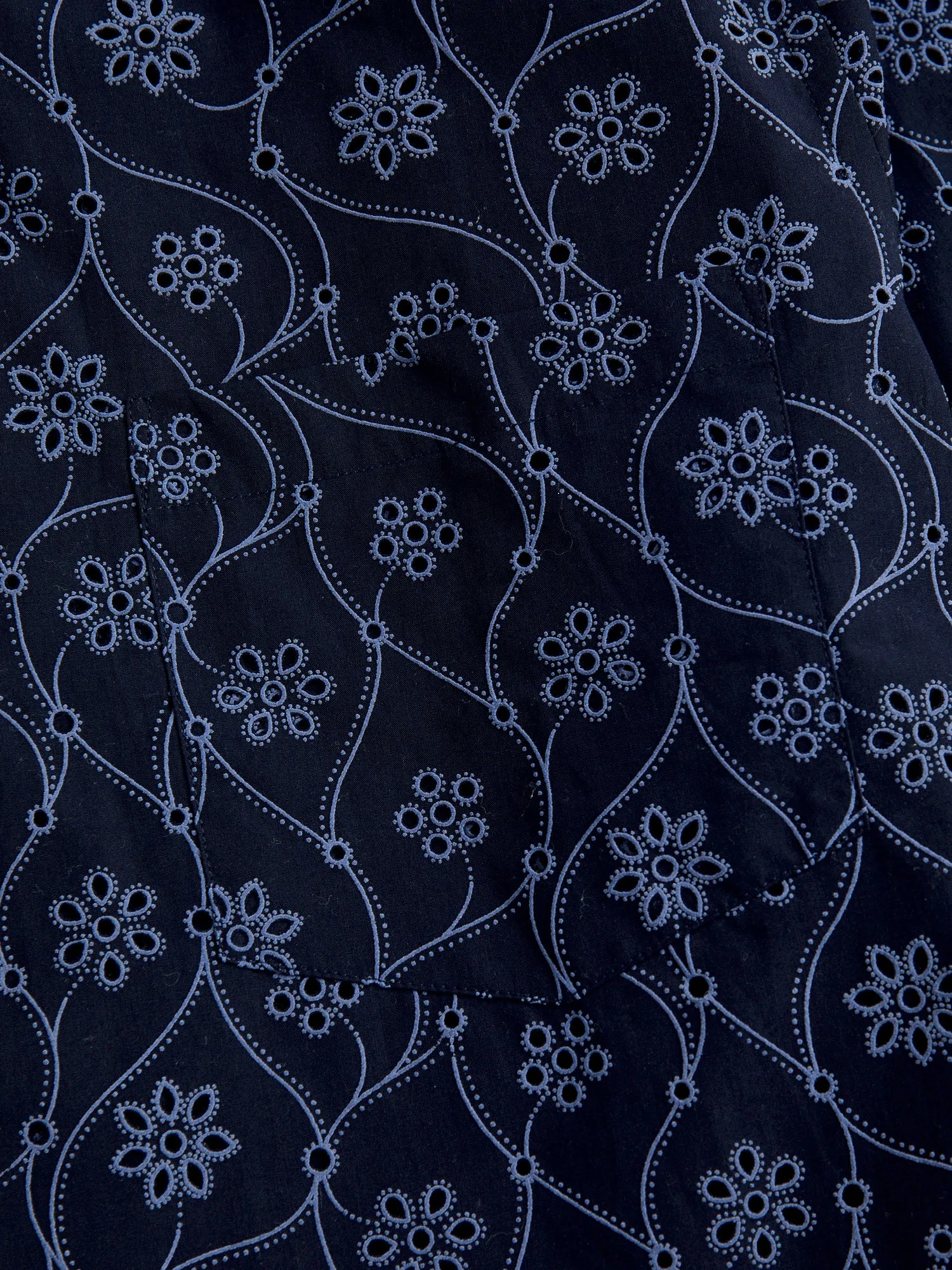 Rendi Button-Up Shirt in Navy