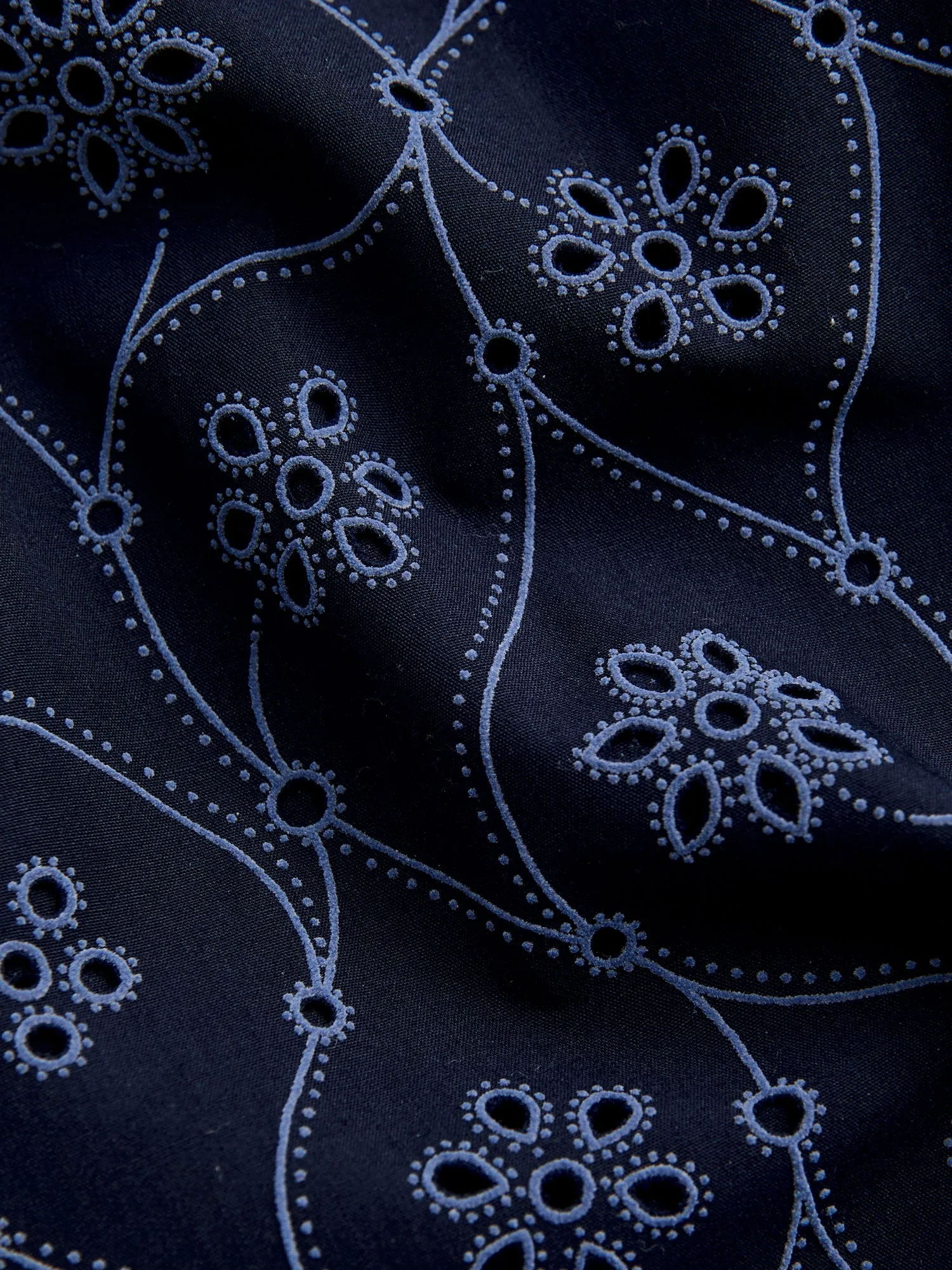 Rendi Button-Up Shirt in Navy