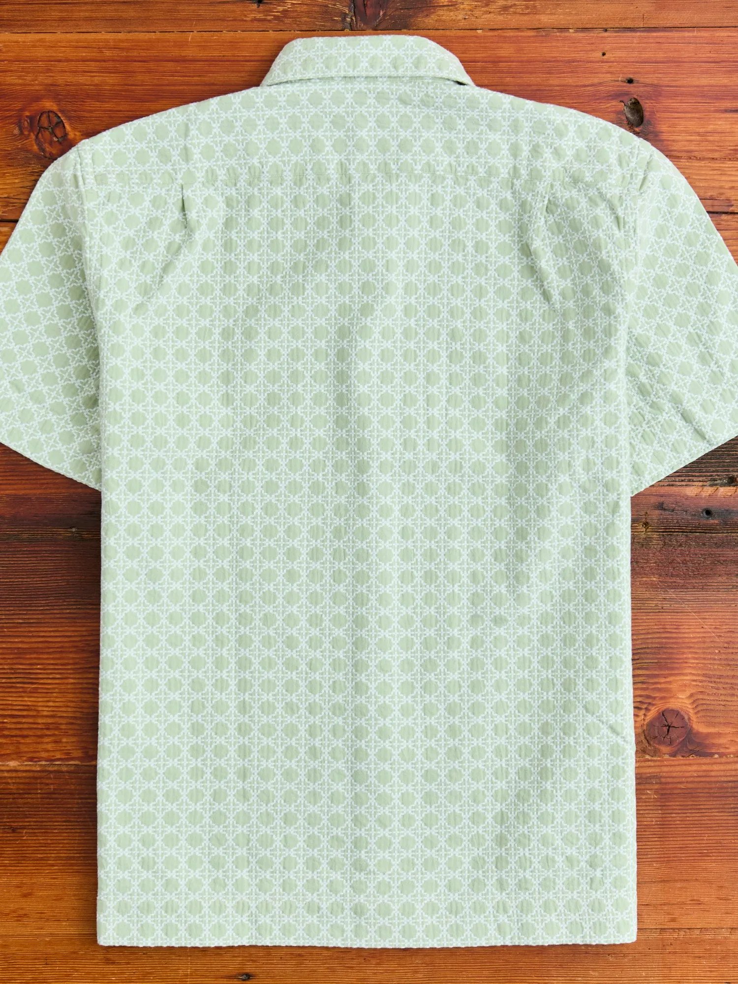 Resort Shirt in Seafoam Rattan
