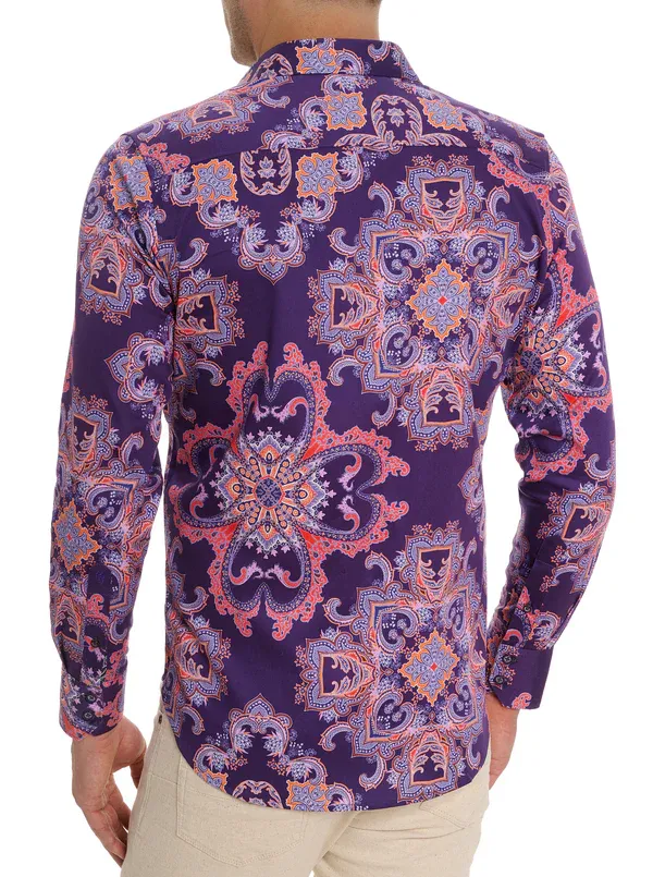 Robert Graham Shirt Casino Royal | Purple