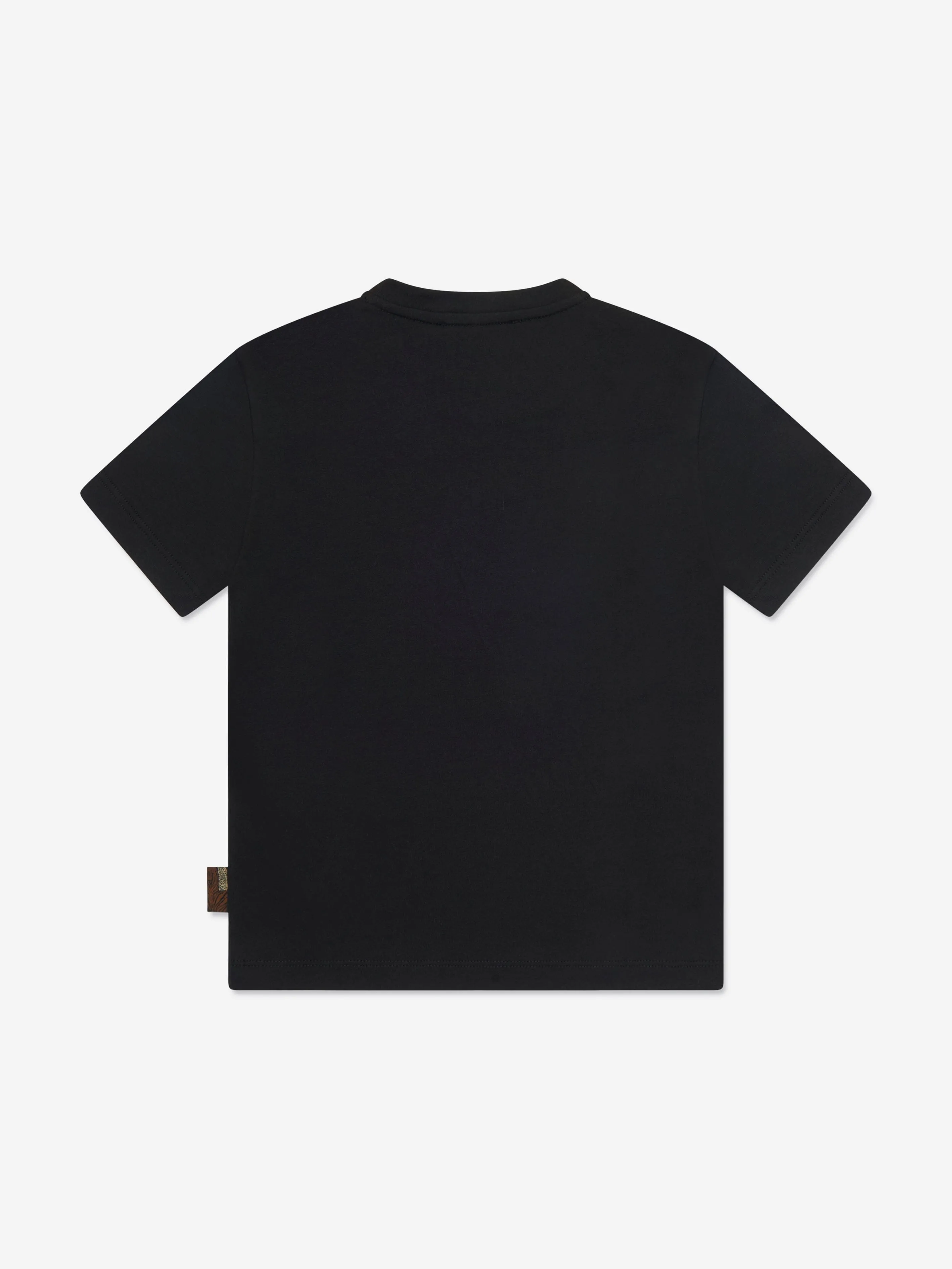 Roberto Cavalli Boys Horse T-Shirt in Black