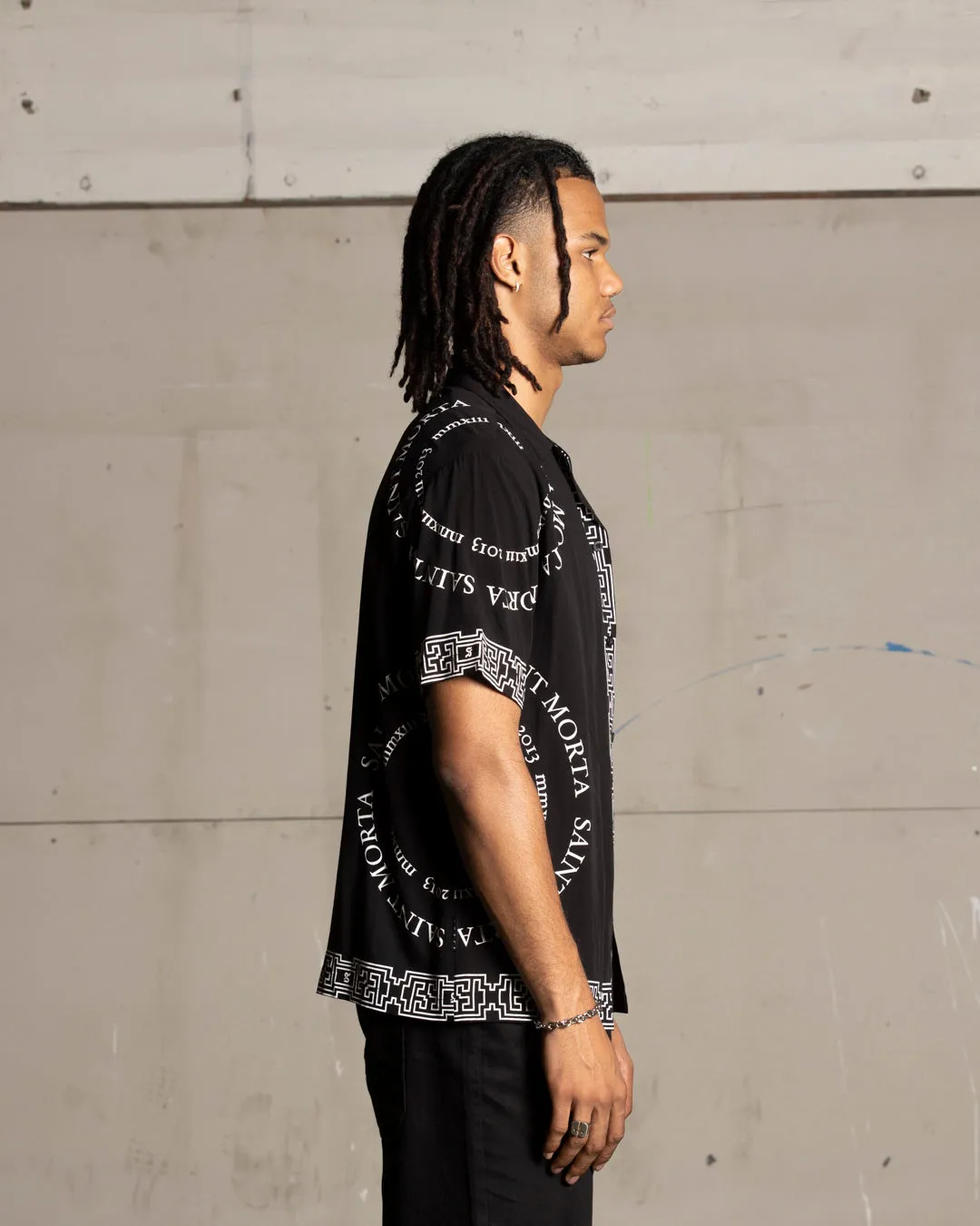 Saint Morta Erebos Short Sleeve Shirt Black