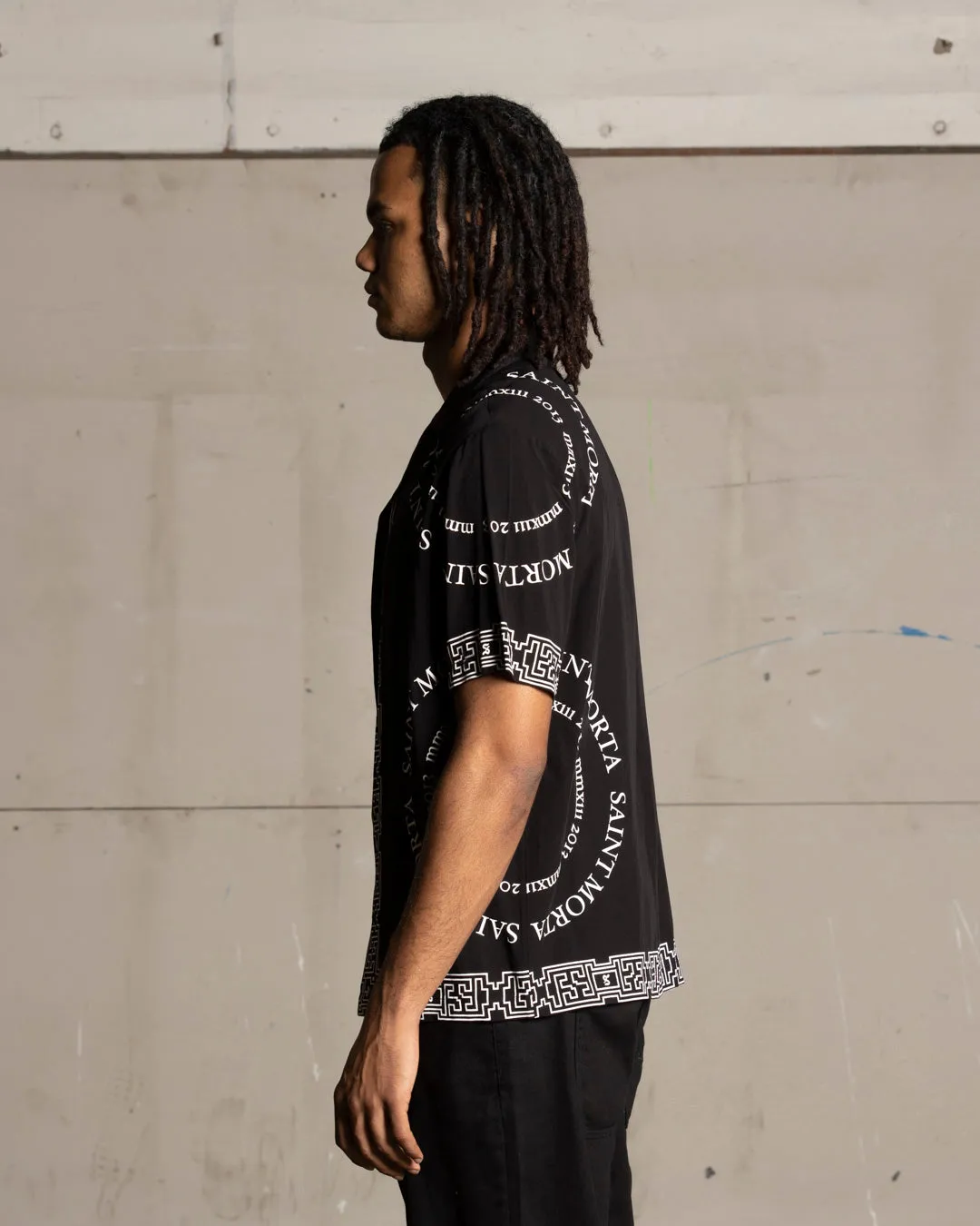 Saint Morta Erebos Short Sleeve Shirt Black