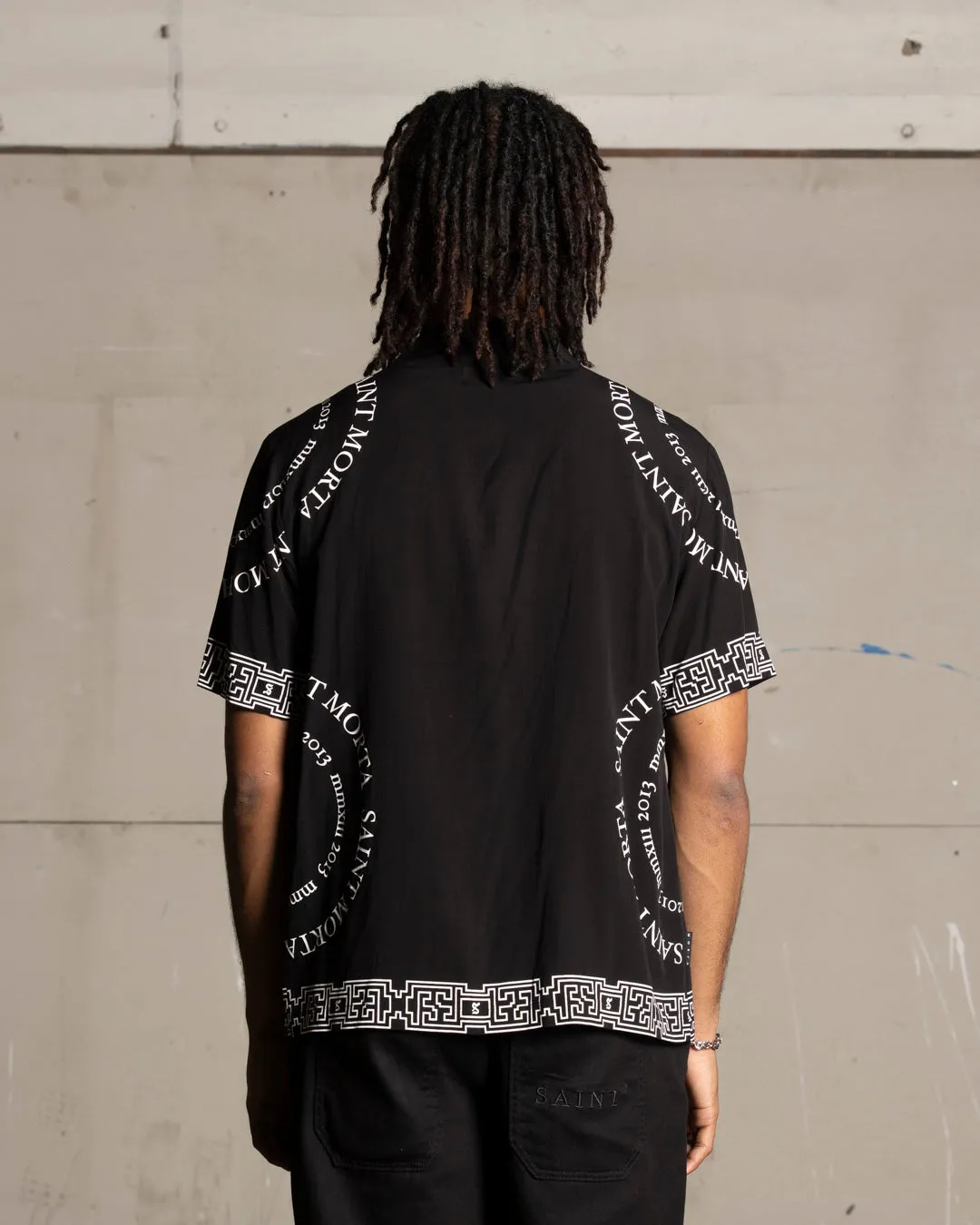 Saint Morta Erebos Short Sleeve Shirt Black