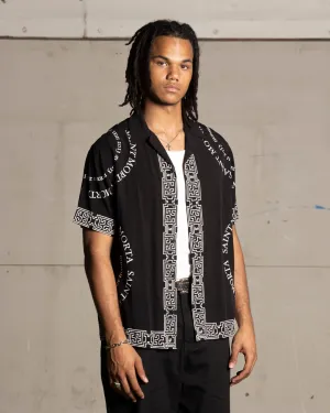 Saint Morta Erebos Short Sleeve Shirt Black