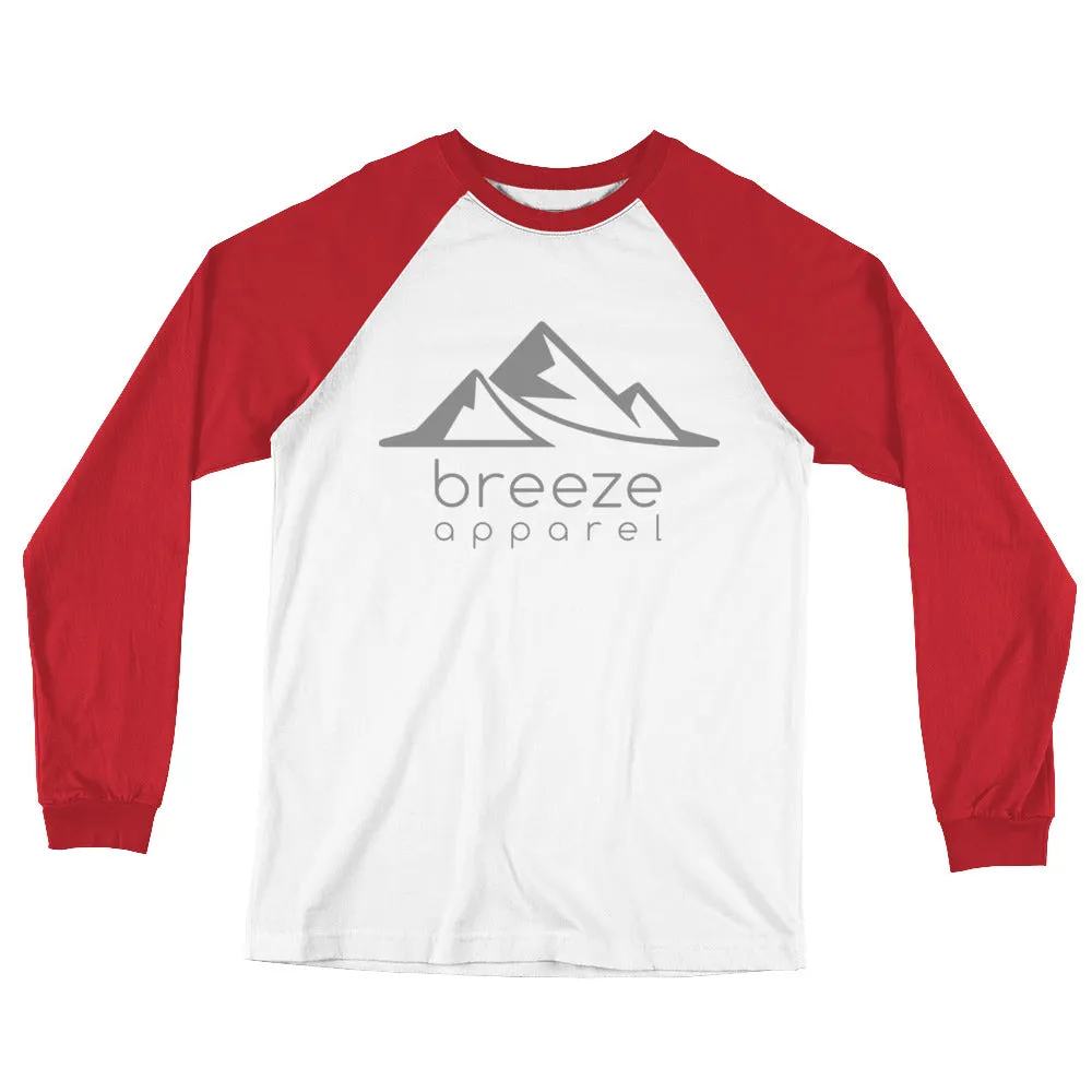 Silver logo men's baseball-style shirt