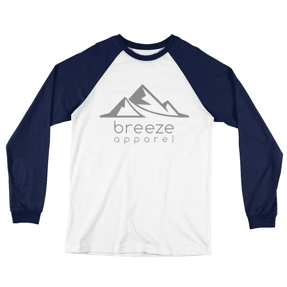 Silver logo men's baseball-style shirt
