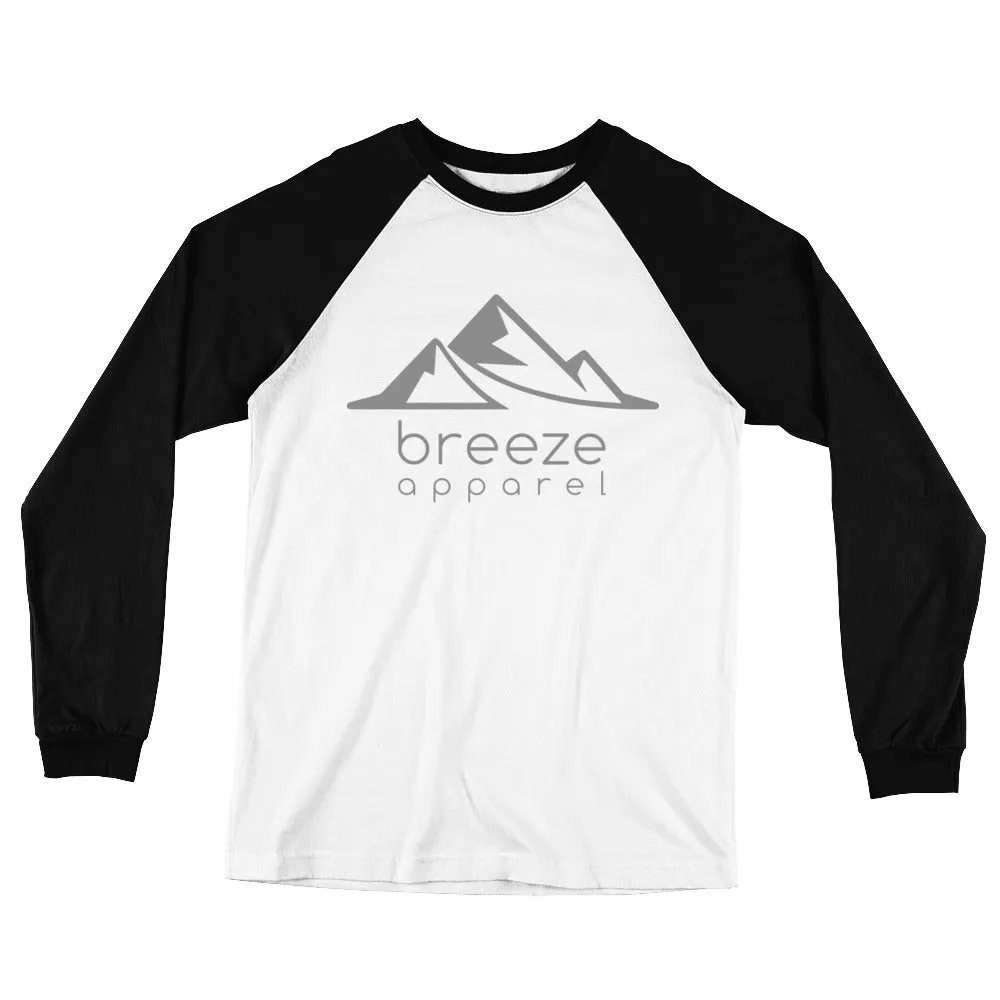 Silver logo men's baseball-style shirt