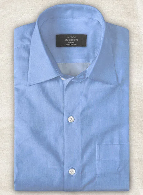 Sky Blue Luxury Twill Shirt