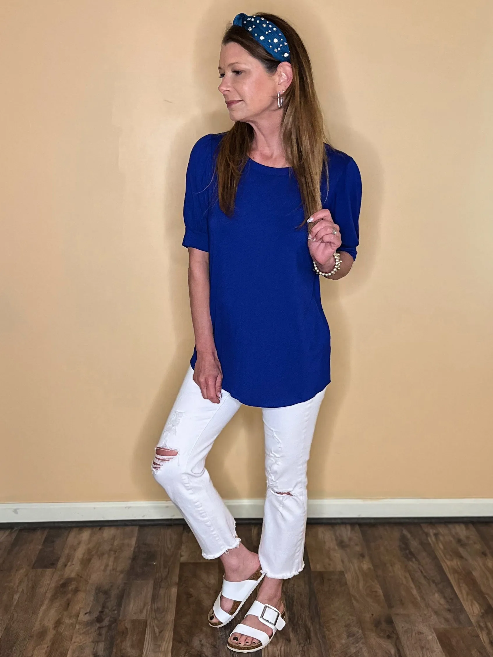 Sky is the Limit Short Sleeve Top