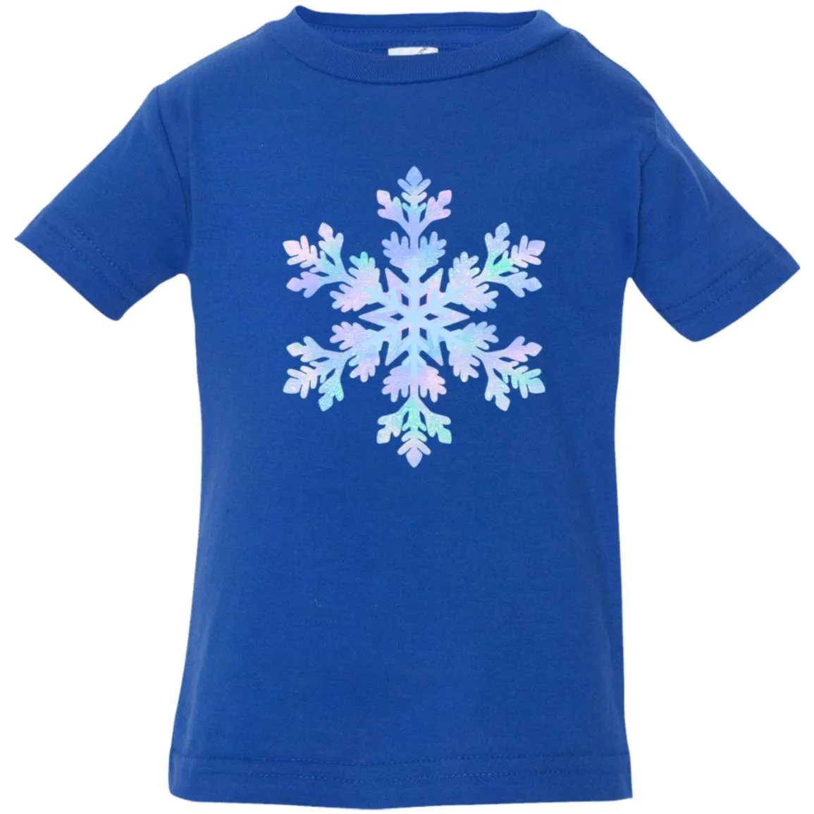 Snowflake blue and purple --  Infant Jersey T-Shirt