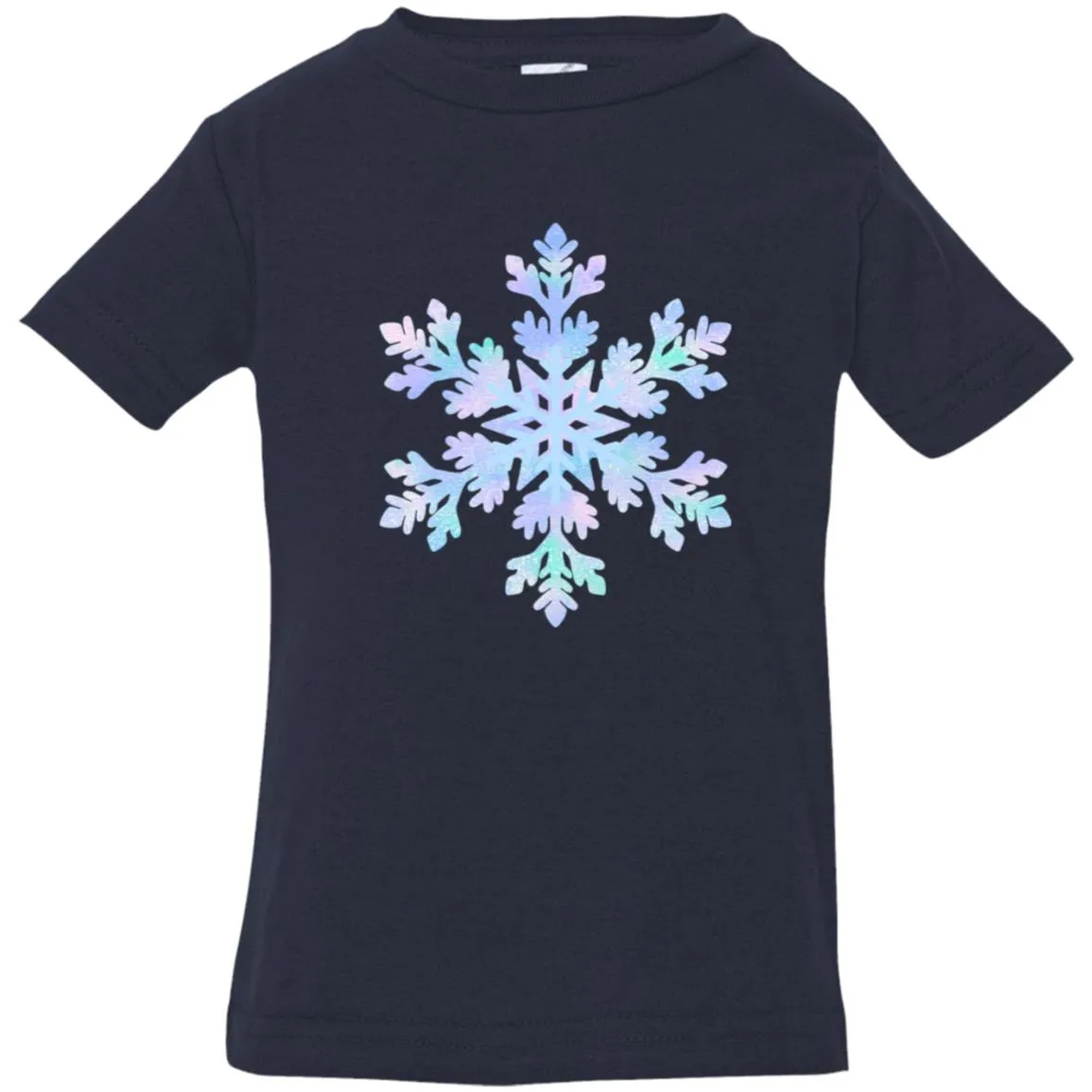 Snowflake blue and purple --  Infant Jersey T-Shirt