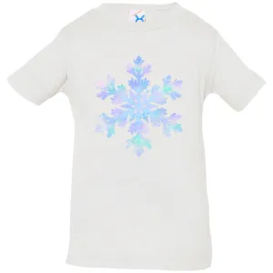 Snowflake blue and purple --  Infant Jersey T-Shirt