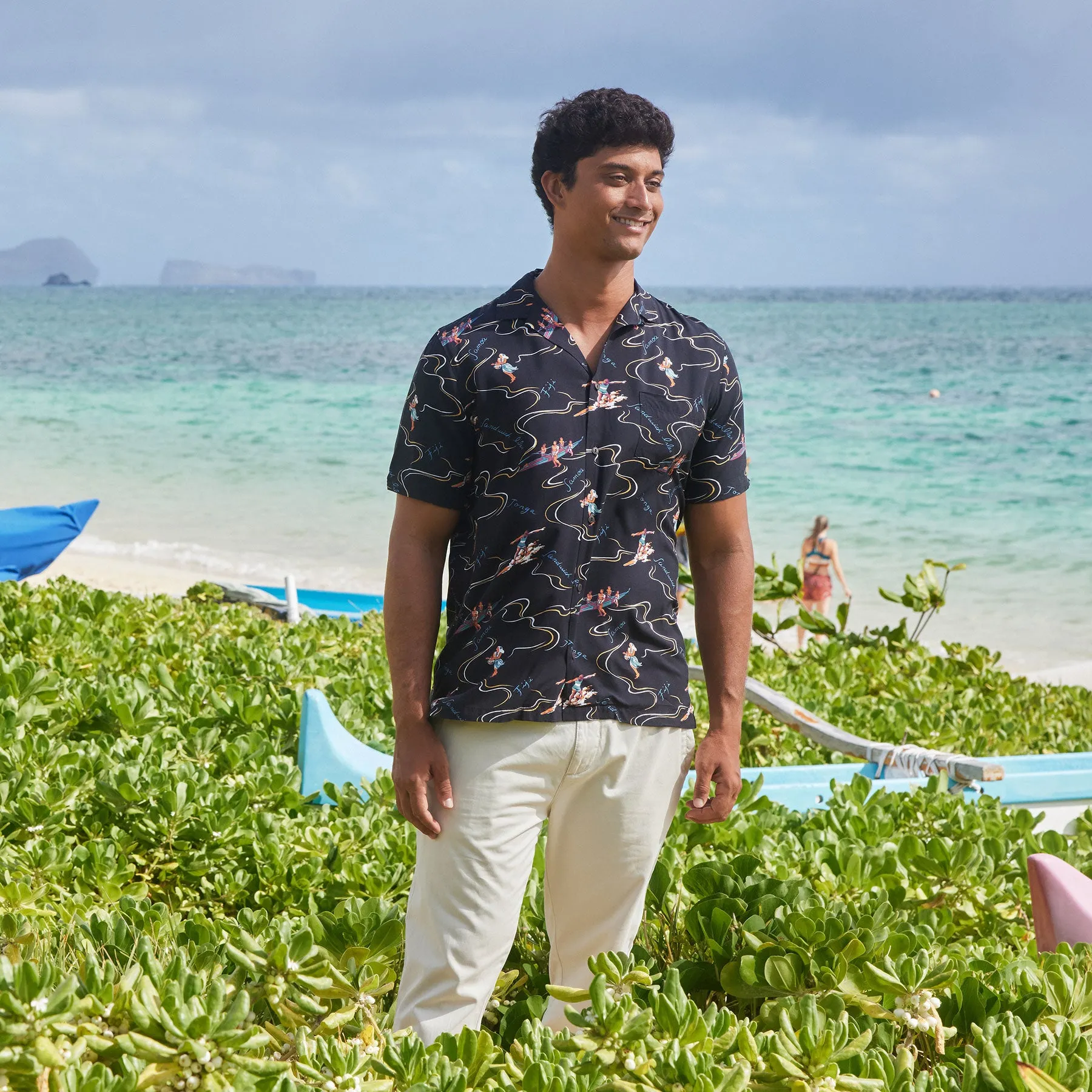 SOUTH SEAS CAMP SHIRT / 100% Rayon