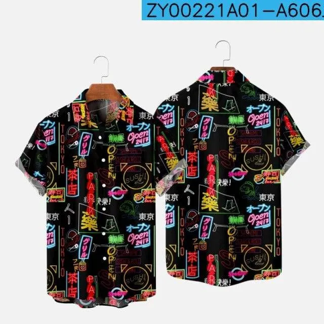 Street Hawaiian Beach Vintage Shirt