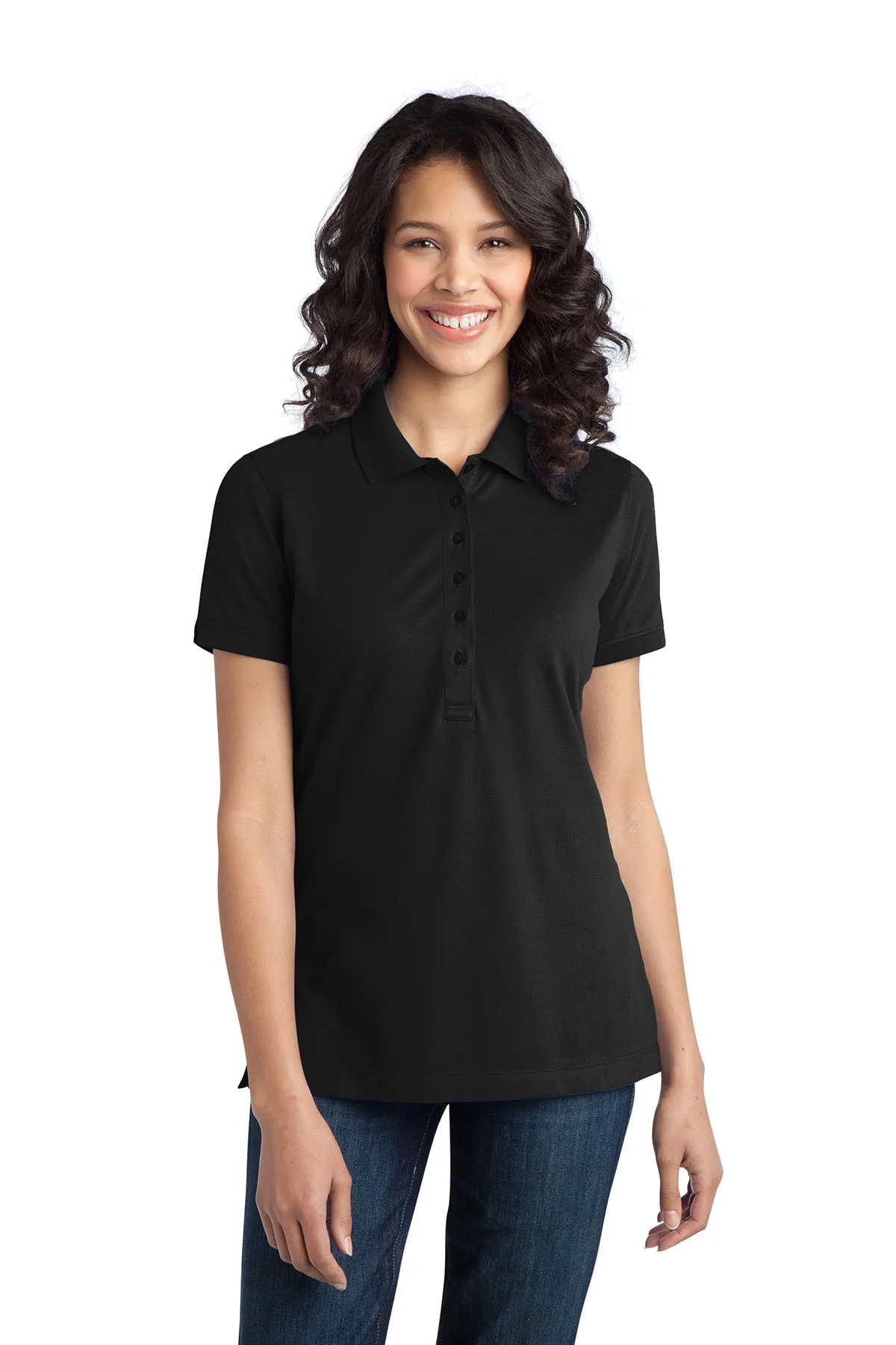 Stretch Pique Polo in Men's & Women's