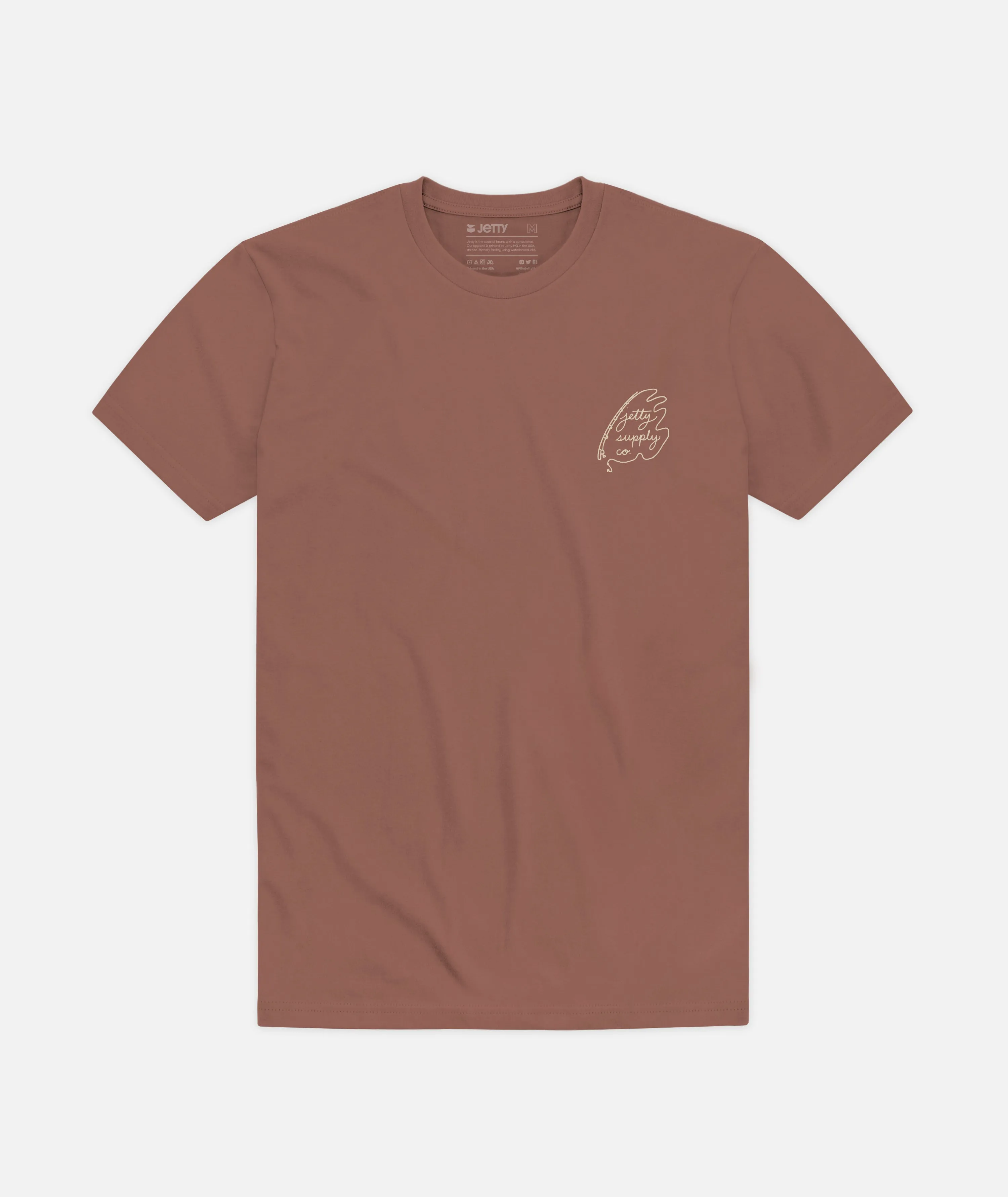 Striper Tee - Brown