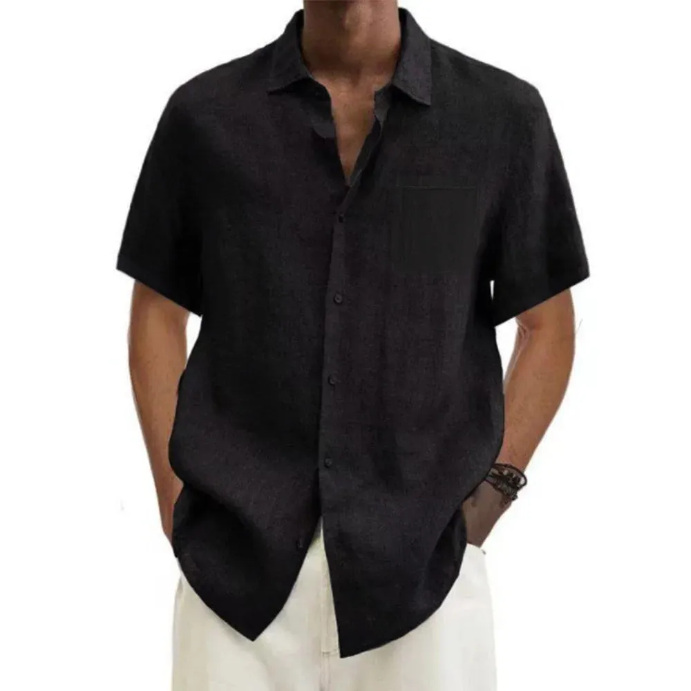 Summer Casual Linen Beach Shirt