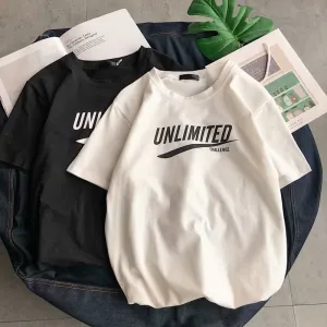 Summer Short Sleeve Men T-Shirt Korean Slim Look Half Sleeved Trendy Student Round-Neck  T-Shirt