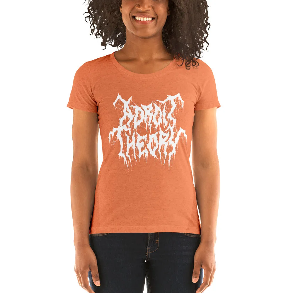 T-Shirt : Women's Short Sleeve - Adroit Theory Name Metal Logo