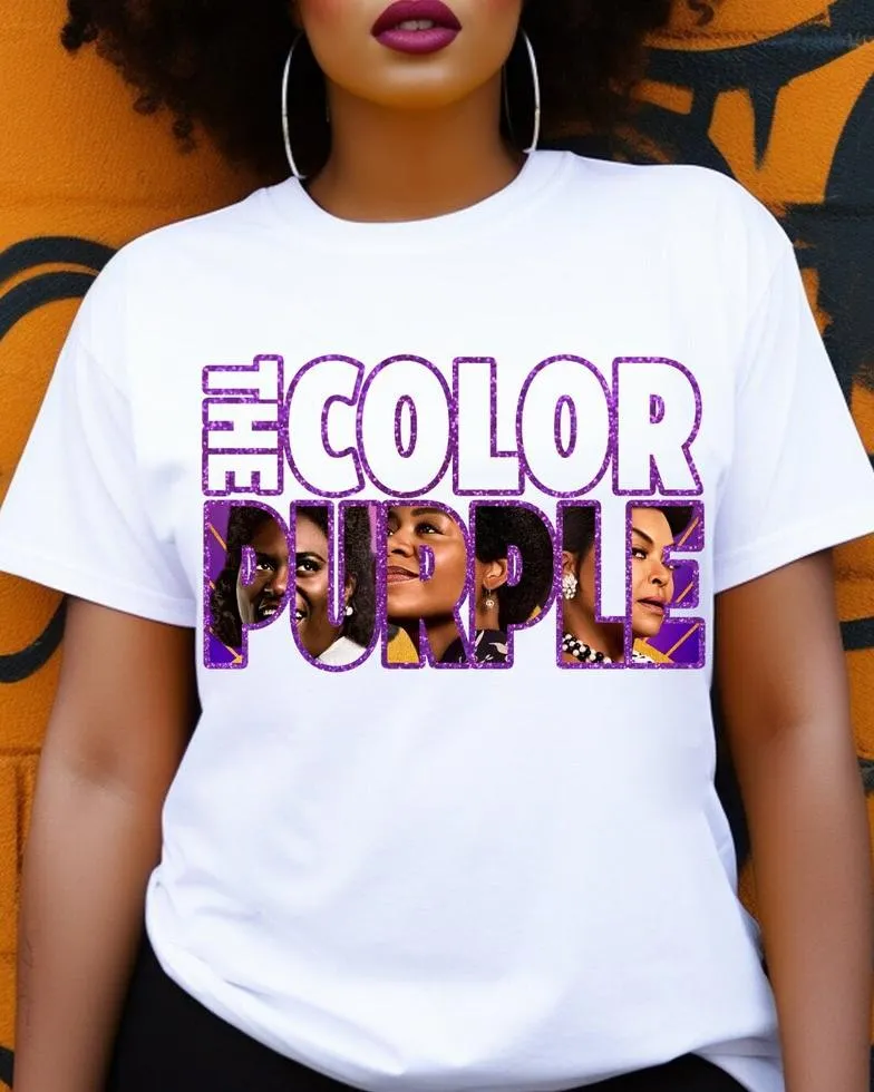 The Purple Color Short Sleeve T-shirt