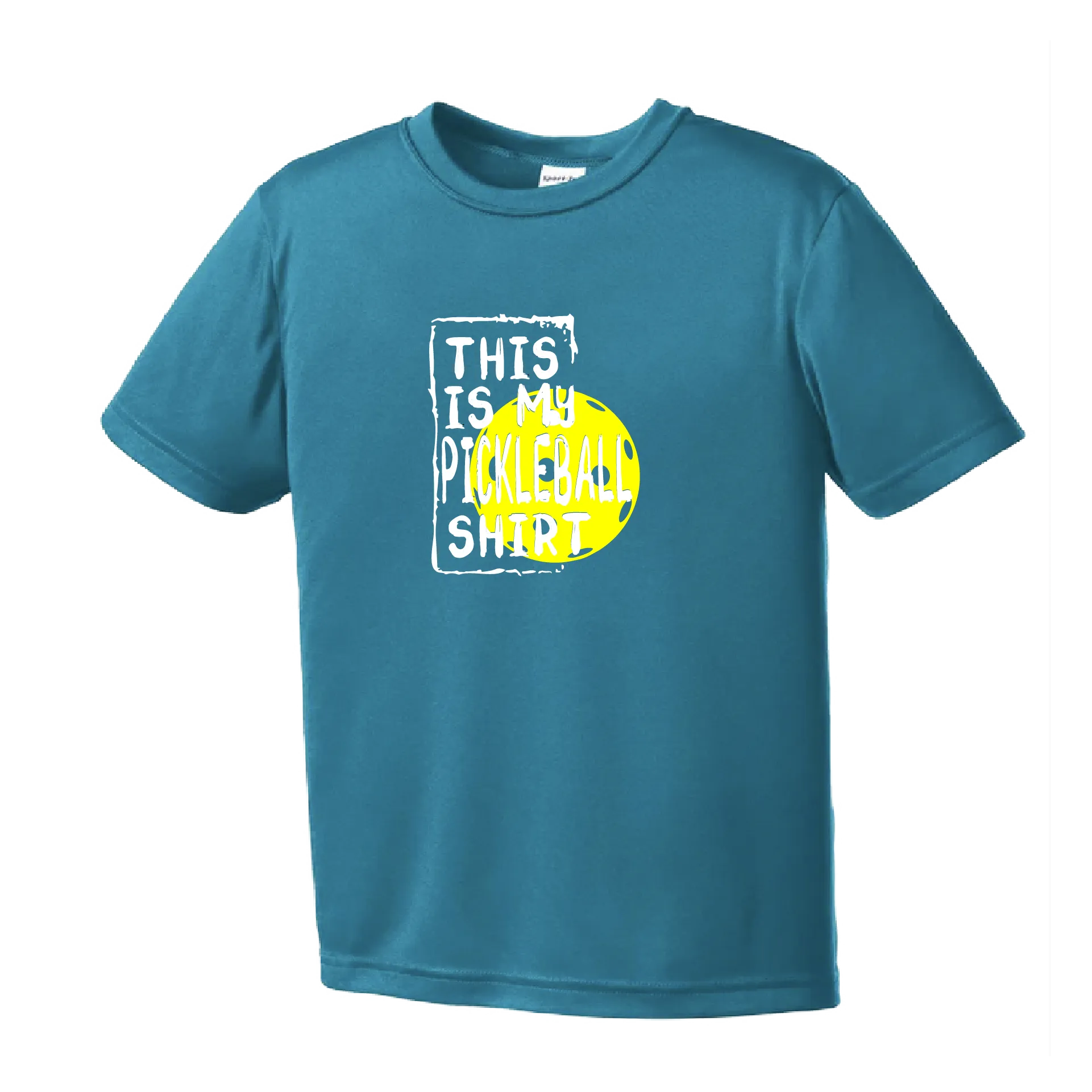 This Is My Pickleball Shirt | Youth Short Sleeve Pickleball Shirts | 100% Polyester