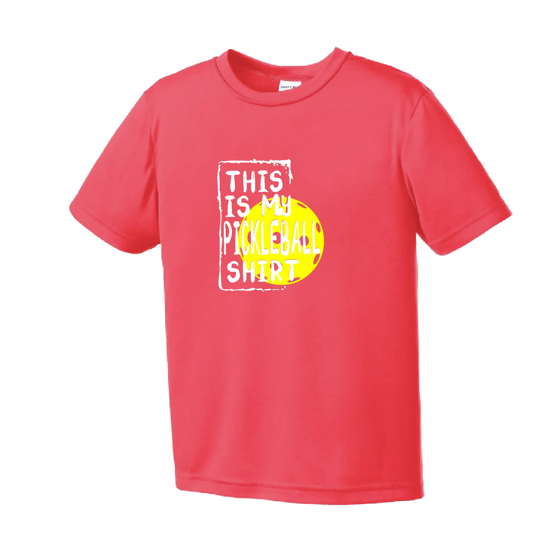 This Is My Pickleball Shirt | Youth Short Sleeve Pickleball Shirts | 100% Polyester