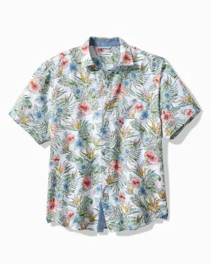 Tommy Bahama Sand Linen Sketch Gardens Camp Shirt