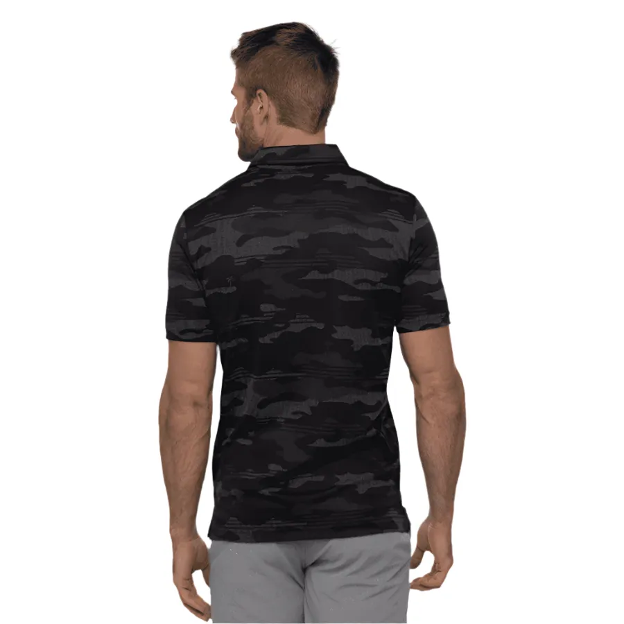 Travis Mathew Beachside Stealth Polo - Black