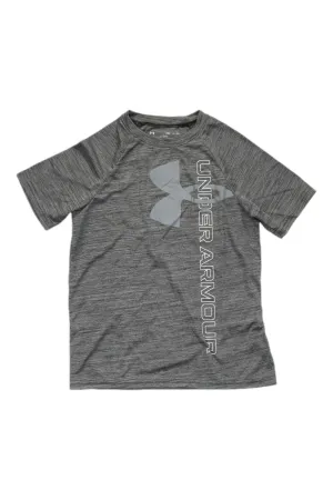 Under Armour Boy's Tech Logo Split Hybrid SS