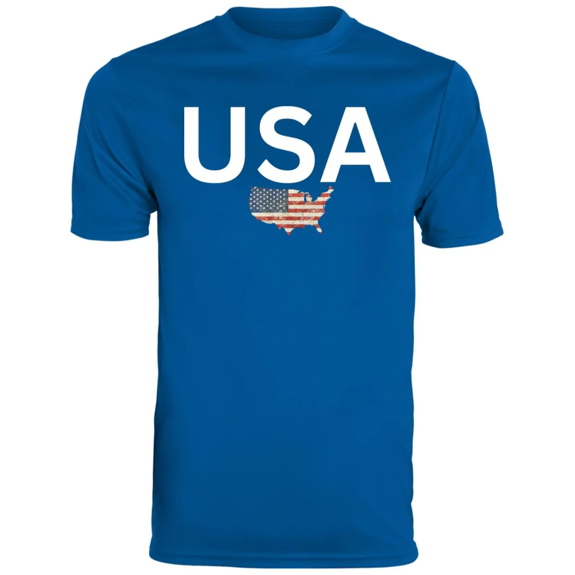 USA states flag CLOSEOUT - 791 Youth Moisture-Wicking Tee