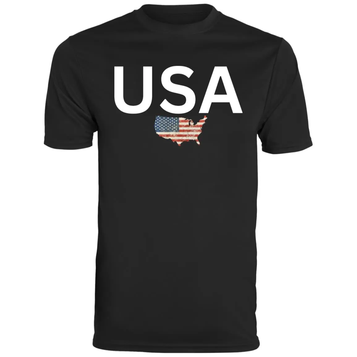 USA states flag CLOSEOUT - 791 Youth Moisture-Wicking Tee
