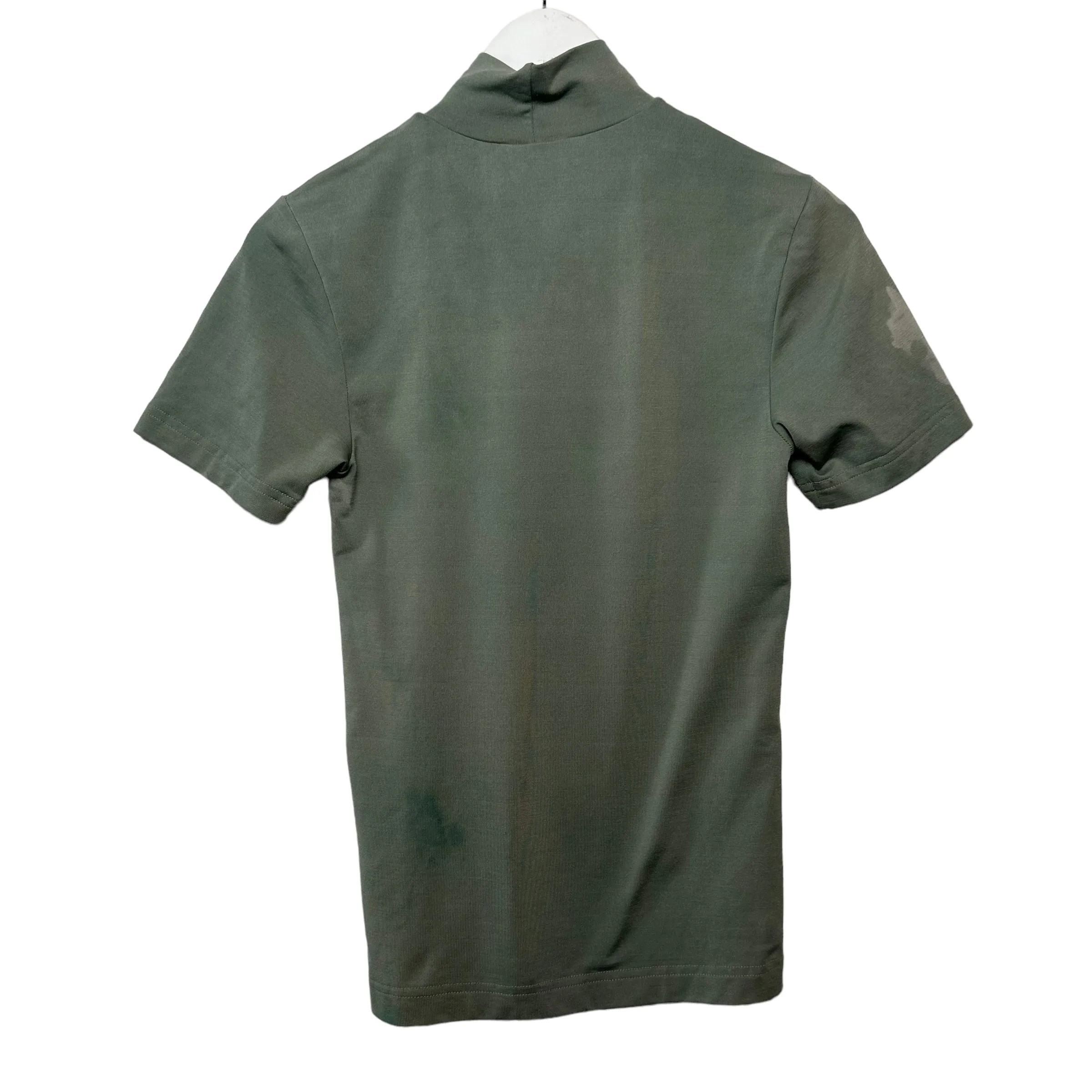 Vintage Harley Davidson Green Mock Turtleneck Top Tie Dye Small XS