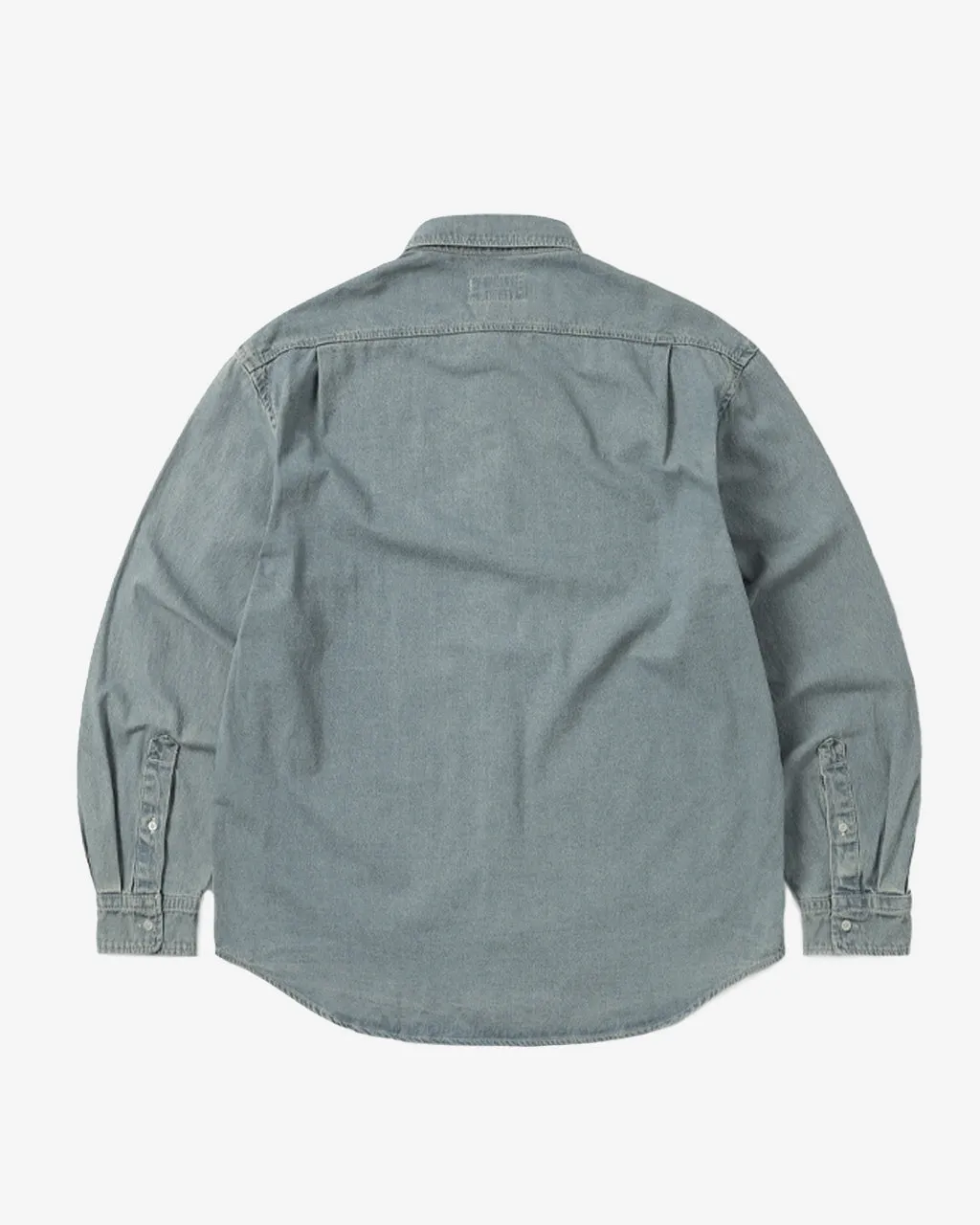 Washed Denim Shirt Washed Blue
