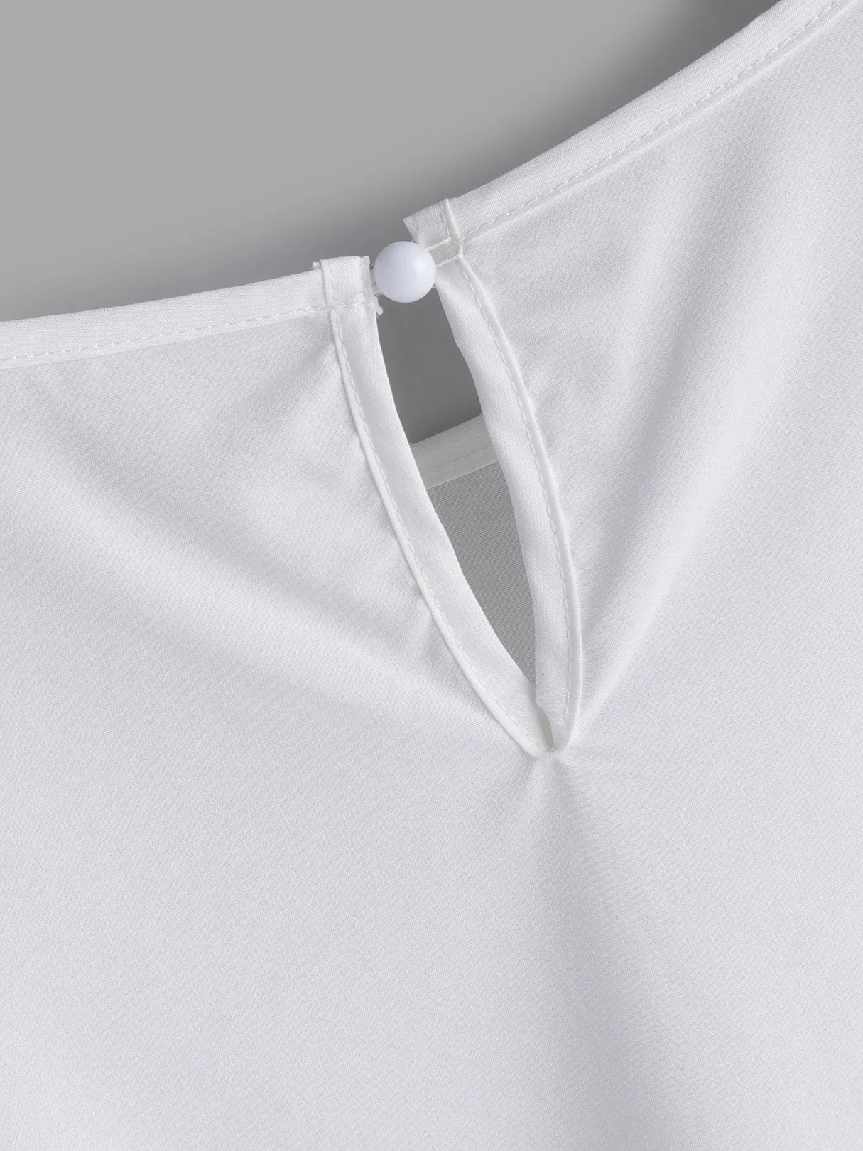 Wholesale Round Neck Lace Short Sleeve Tee