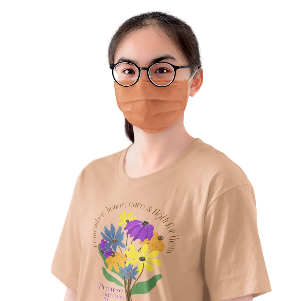Woman Short Sleeve Tee - Promise Garden Flowers