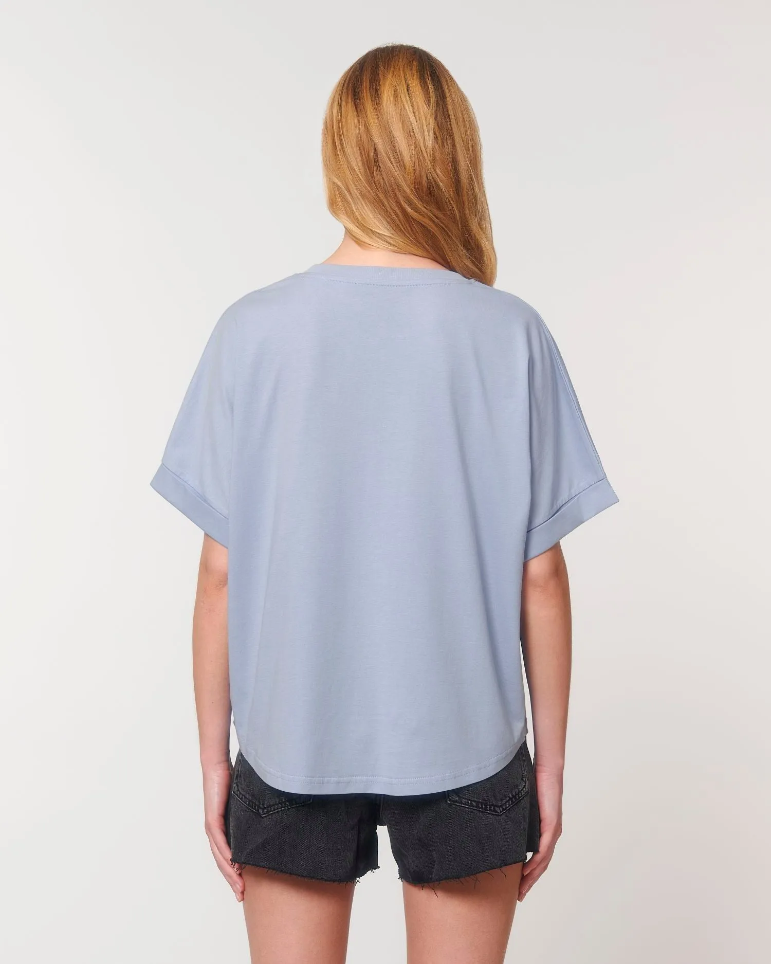 Women's Oversized Rolled Sleeve T-shirt - 155 g/m² | Stella Collider T-shirt STTW089