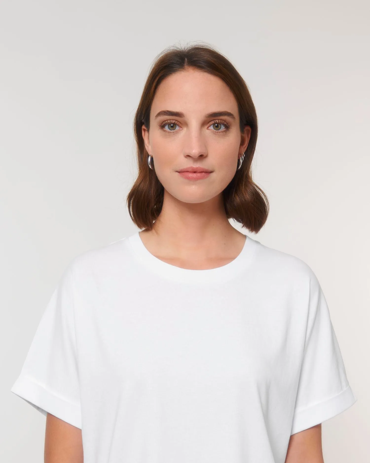 Women's Oversized Rolled Sleeve T-shirt - 155 g/m² | Stella Collider T-shirt STTW089