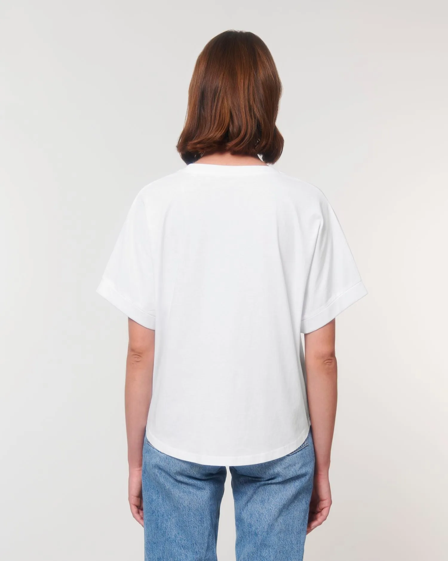Women's Oversized Rolled Sleeve T-shirt - 155 g/m² | Stella Collider T-shirt STTW089