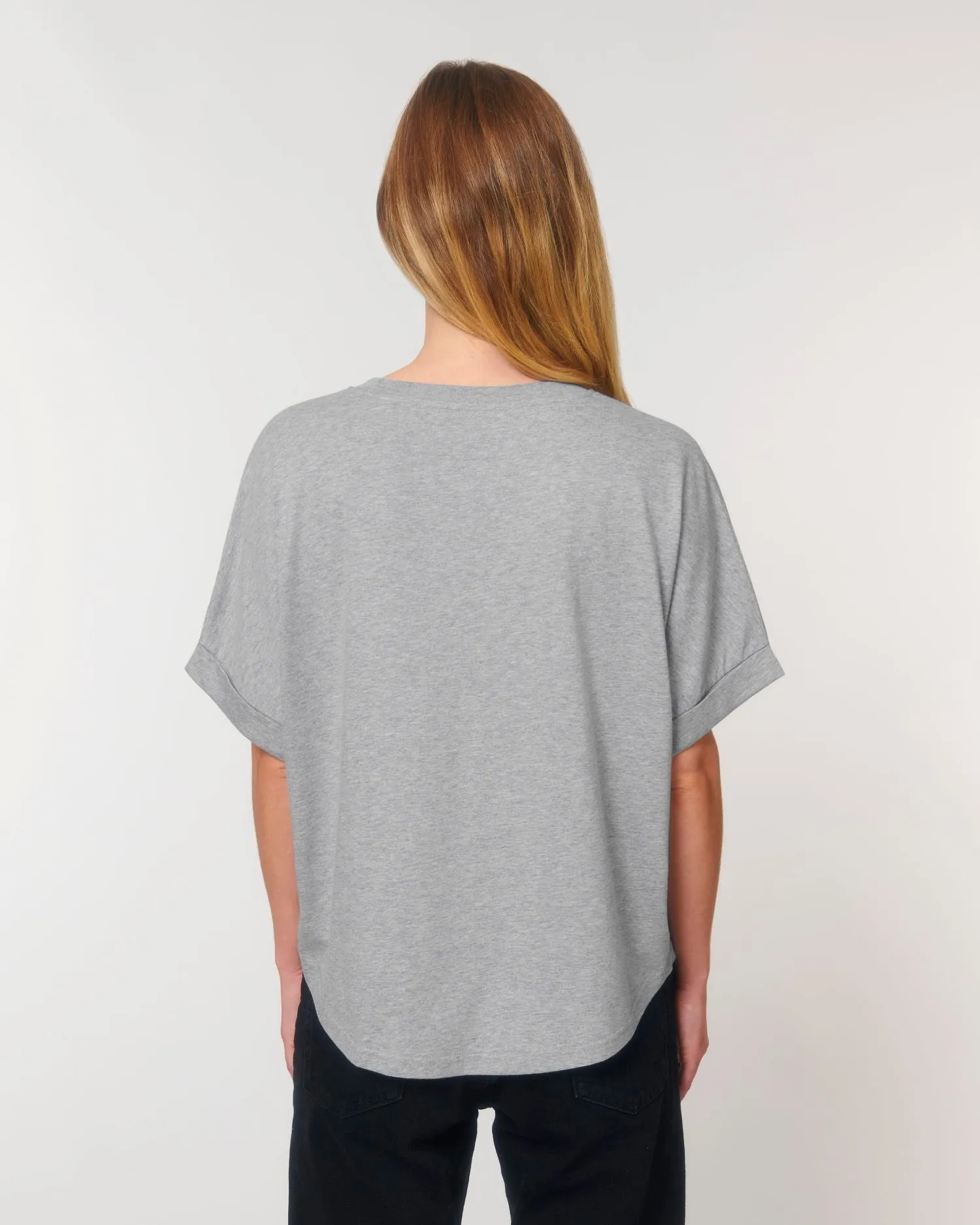Women's Oversized Rolled Sleeve T-shirt - 155 g/m² | Stella Collider T-shirt STTW089