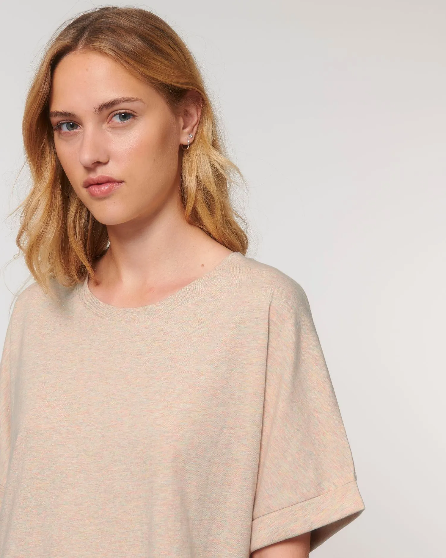 Women's Oversized Rolled Sleeve T-shirt - 155 g/m² | Stella Collider T-shirt STTW089