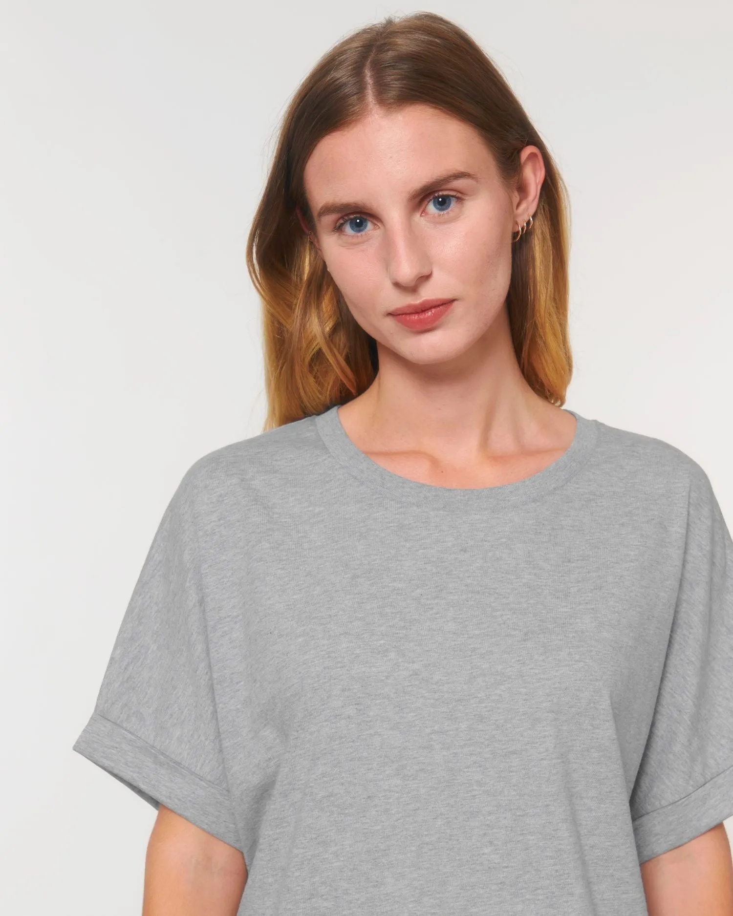 Women's Oversized Rolled Sleeve T-shirt - 155 g/m² | Stella Collider T-shirt STTW089
