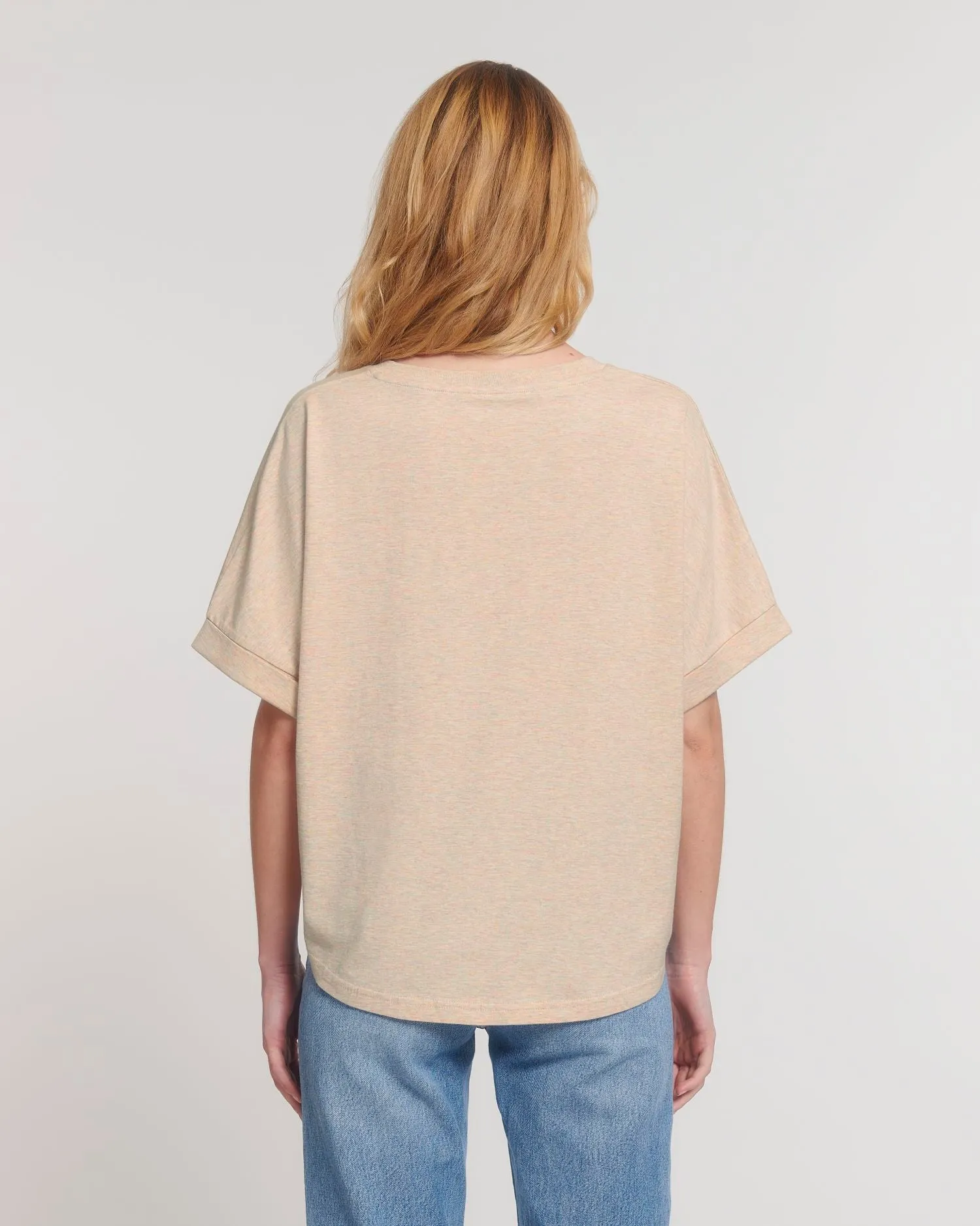 Women's Oversized Rolled Sleeve T-shirt - 155 g/m² | Stella Collider T-shirt STTW089