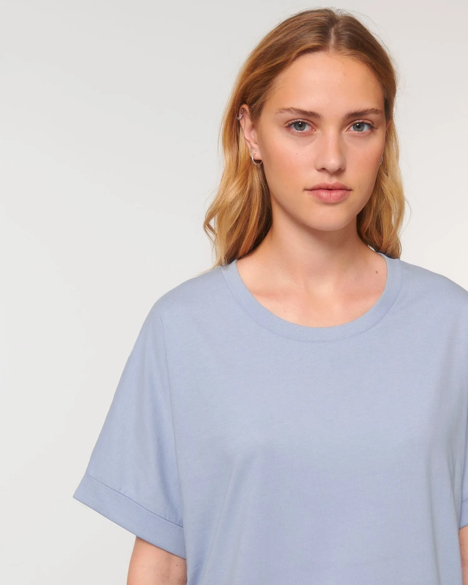 Women's Oversized Rolled Sleeve T-shirt - 155 g/m² | Stella Collider T-shirt STTW089