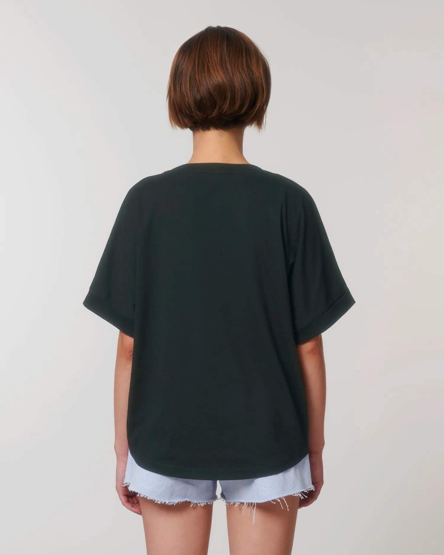Women's Oversized Rolled Sleeve T-shirt - 155 g/m² | Stella Collider T-shirt STTW089
