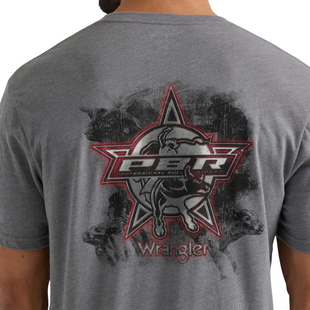 Wrangler Men's Dark Gray PBR Graphic T-Shirt 112354520