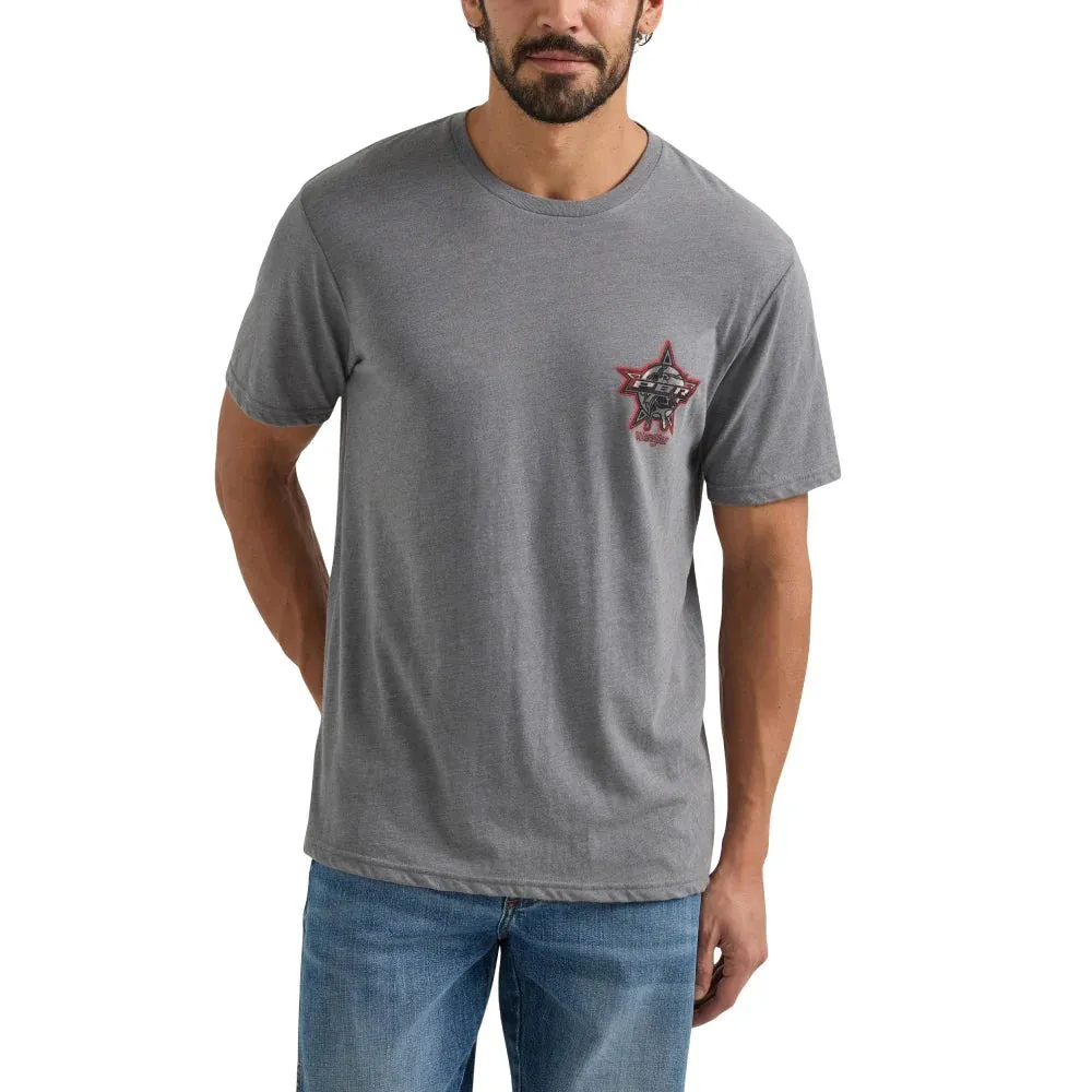 Wrangler Men's Dark Gray PBR Graphic T-Shirt 112354520