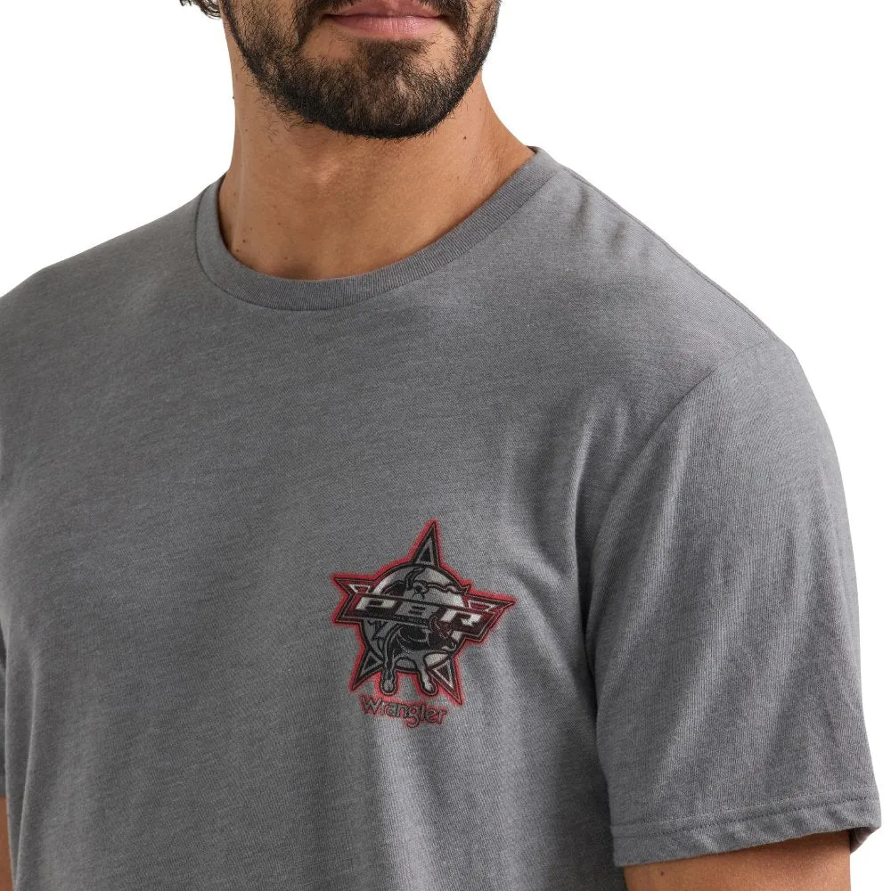Wrangler Men's Dark Gray PBR Graphic T-Shirt 112354520