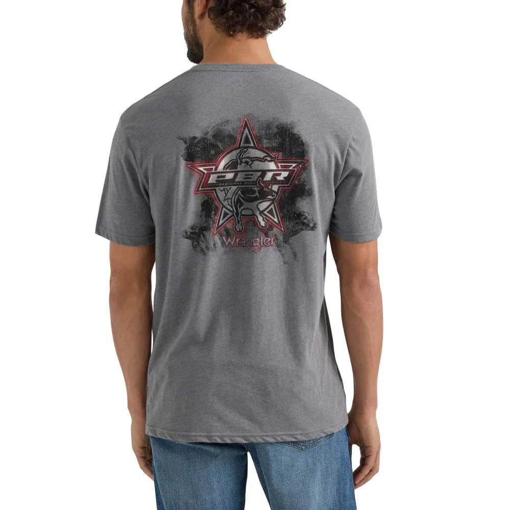 Wrangler Men's Dark Gray PBR Graphic T-Shirt 112354520