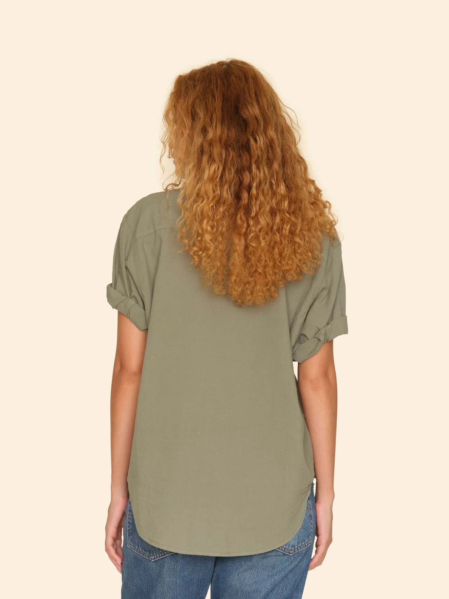 Xirena Green Army Channing Shirt